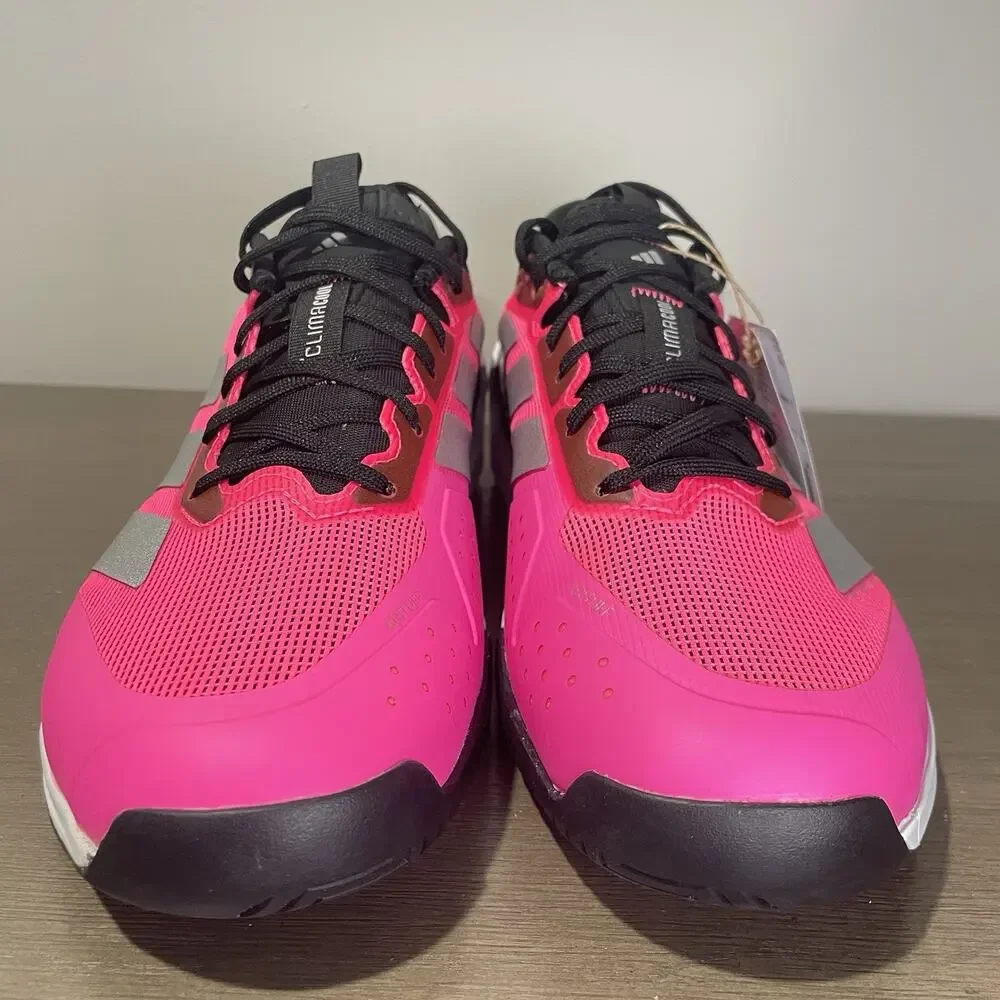 Adidas Mens Size 9.5 Tennis Shoes NEW Adizero Ubersonic 5 JQ2901 Pink Black